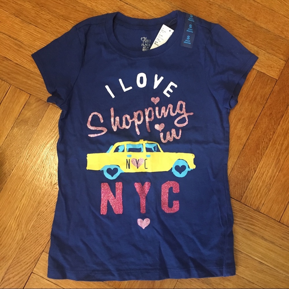 NEW! Children’s Place I Love Shopping NYC T shirt